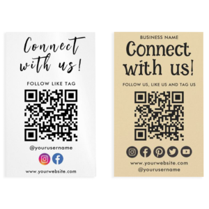 QR Code Visiting Cards