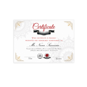 Certificates